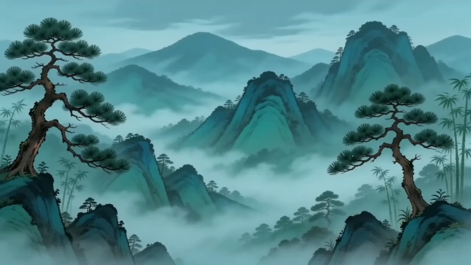南山有松竹