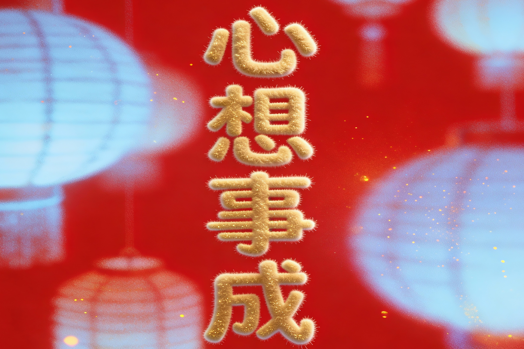 祝福之心想事成