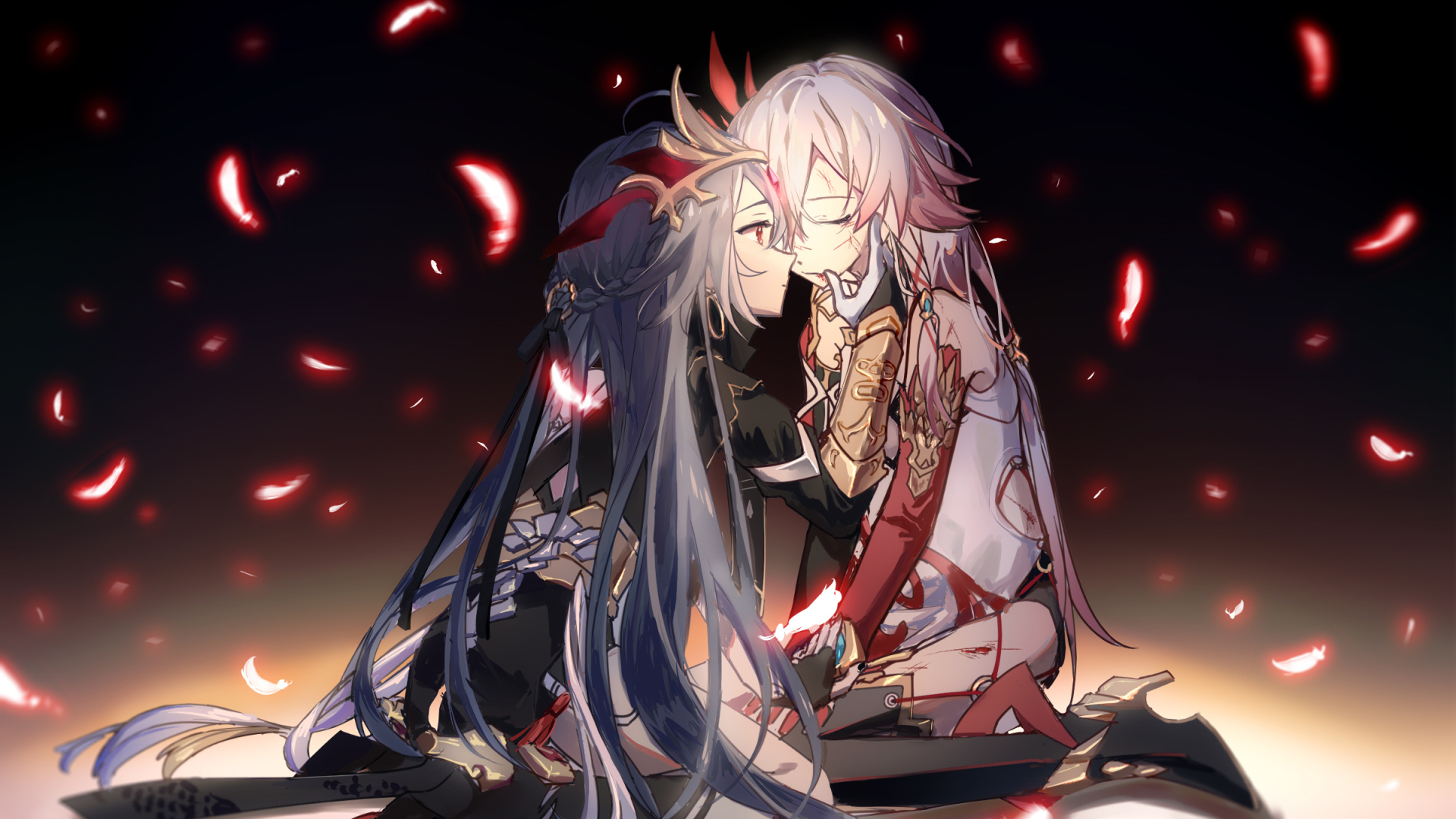 小识贴头(动漫静态壁纸) - 静态壁纸下载 - 元气壁纸