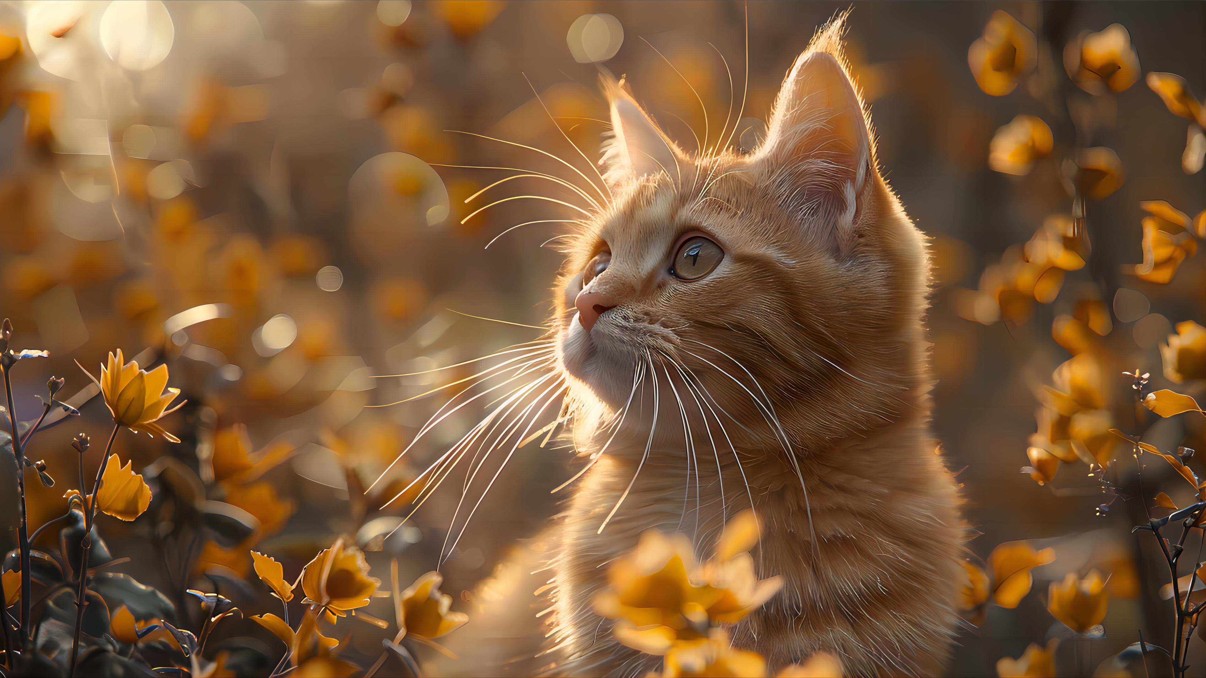 枫叶可爱猫猫