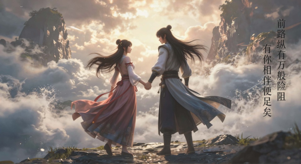 前路纵有万般险阻有你相伴便足矣