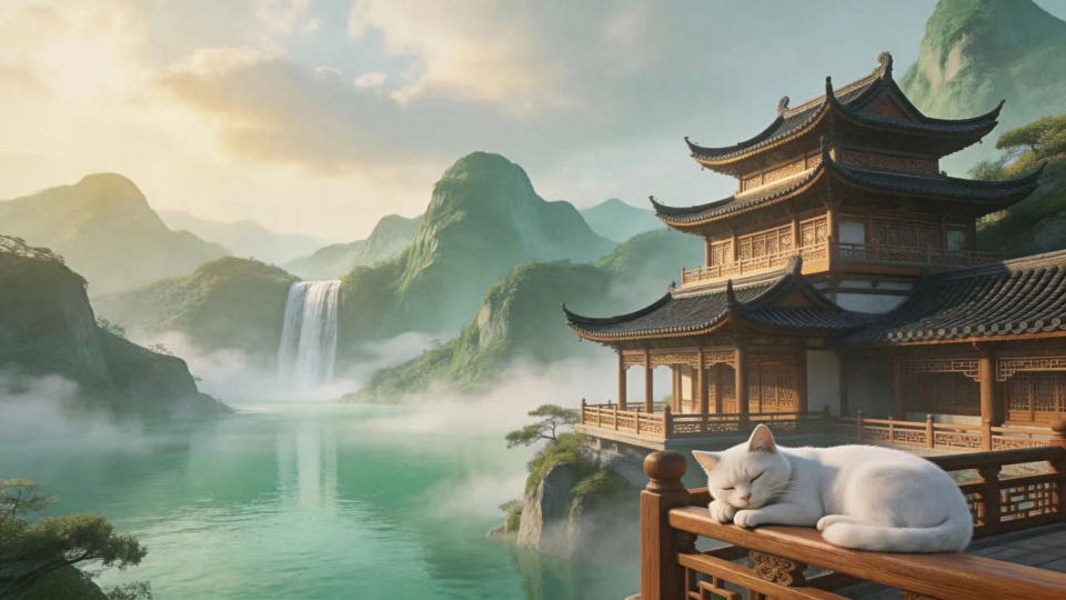 悠闲猫