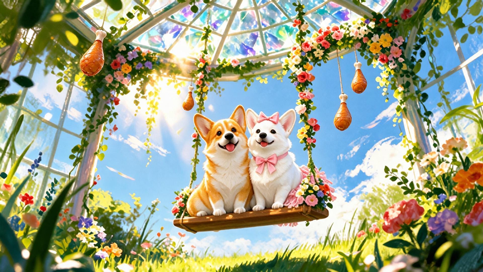 我们一起荡秋千
