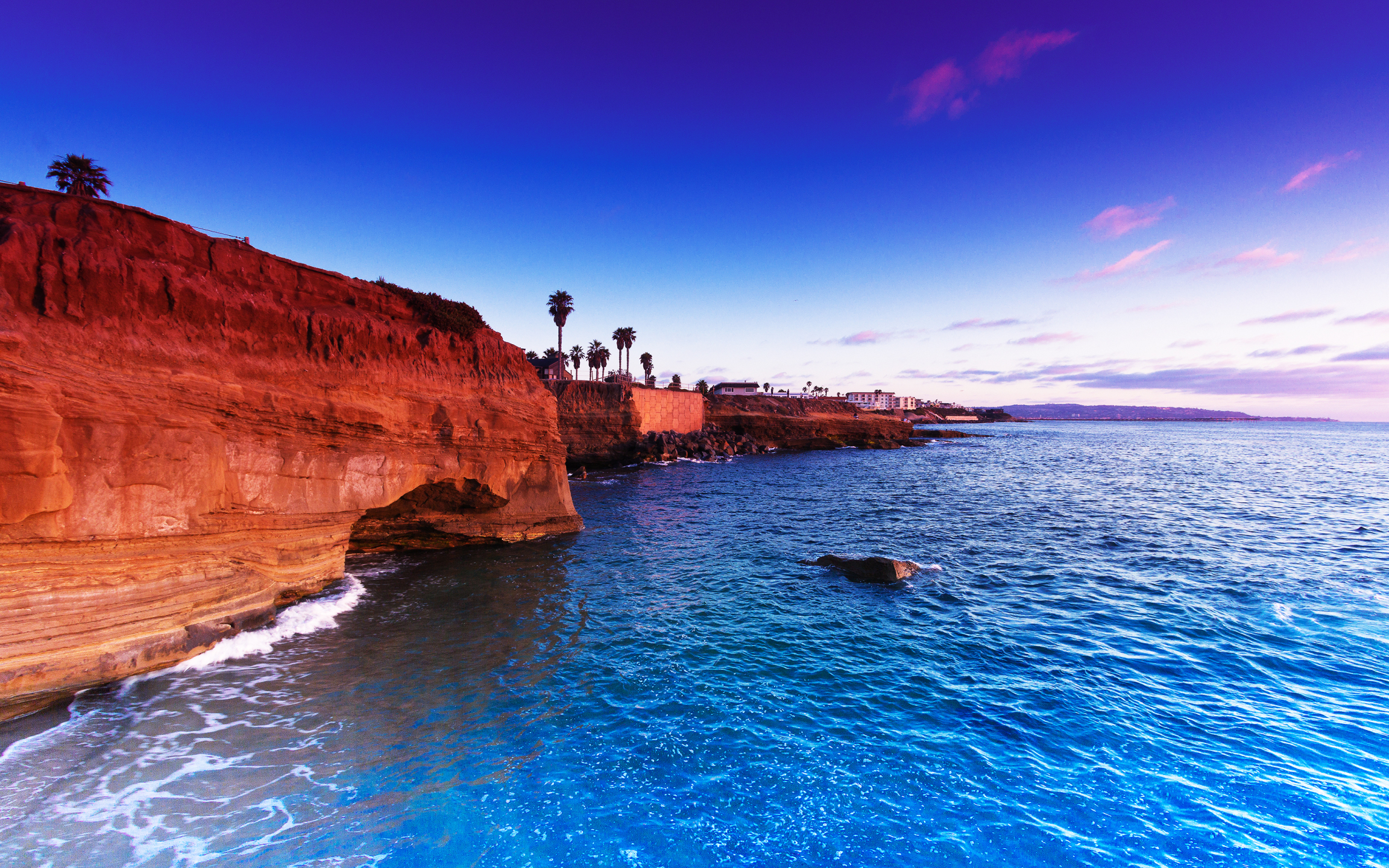 蔚蓝大海(风景静态壁纸) - 静态壁纸下载 - 元气壁纸