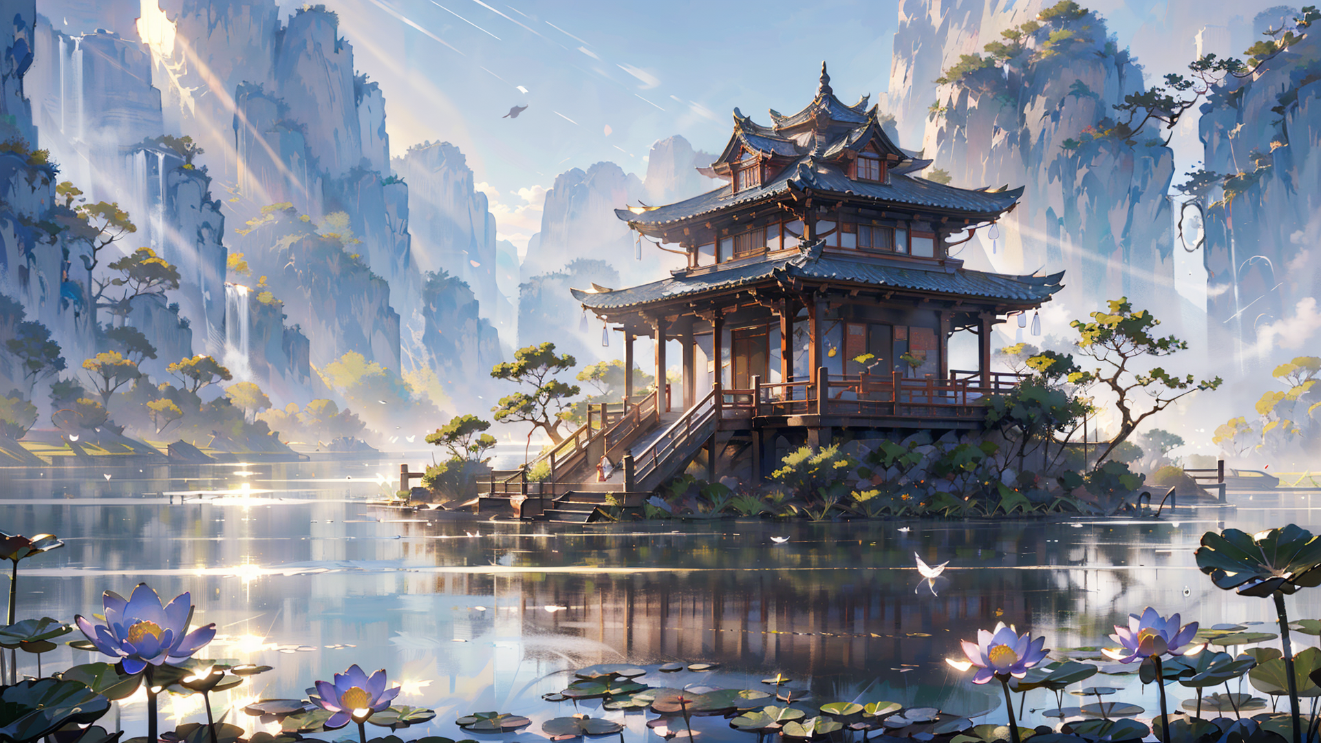 中式古风建筑风景