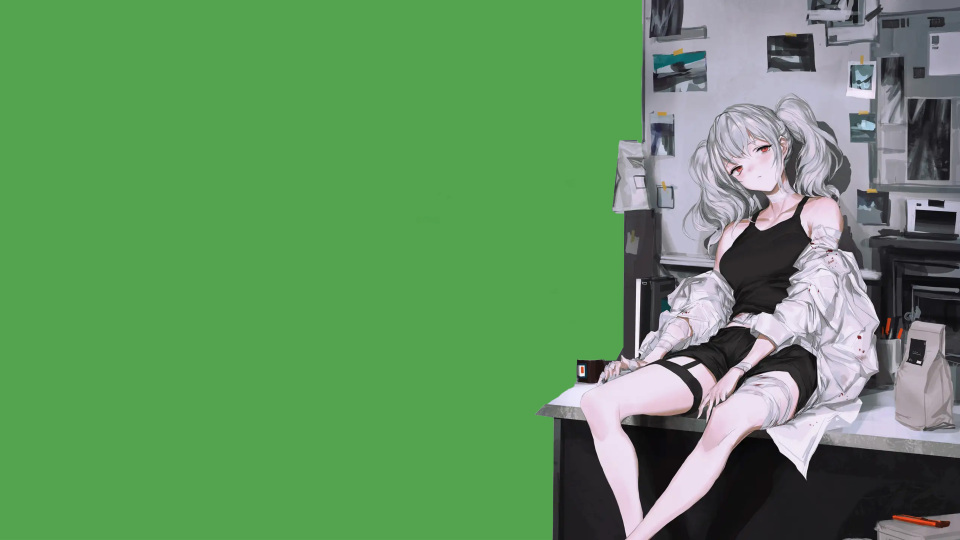 护眼美少女(美女静态壁纸) - 静态壁纸下载 - 元气壁纸