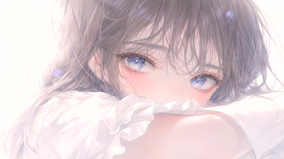 雾感碎发少女