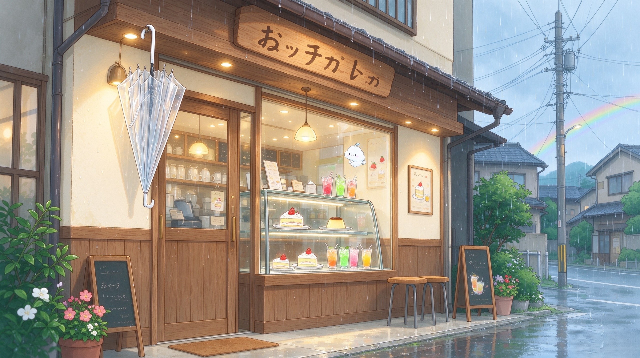 雨天蛋糕店