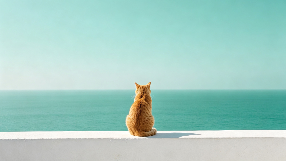 看海的猫咪