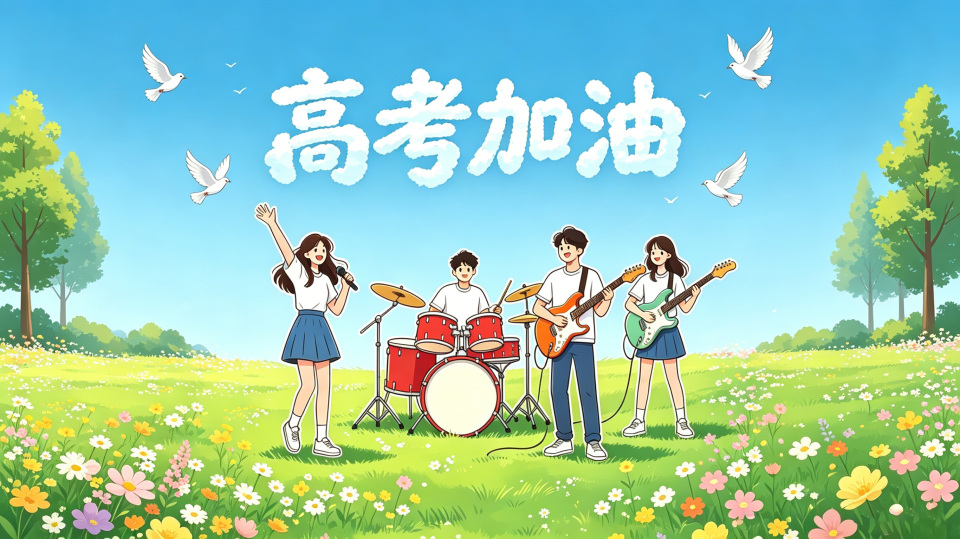 高考加油治愈唯美小清晰壁纸