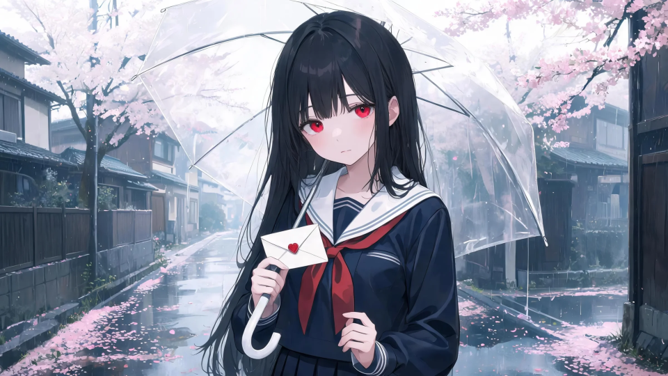 日式少女表白