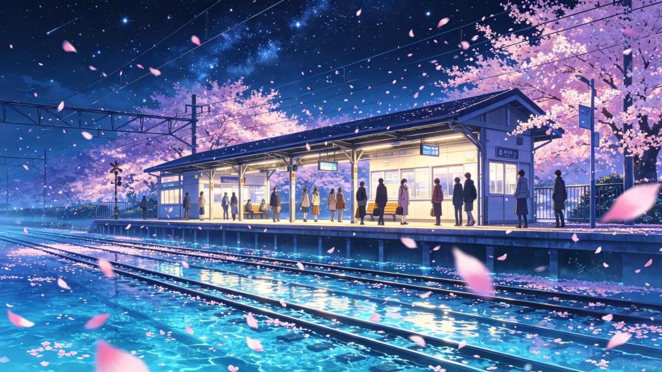 星辰映花海