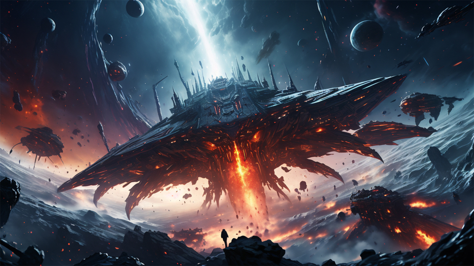 神秘的外星舰队