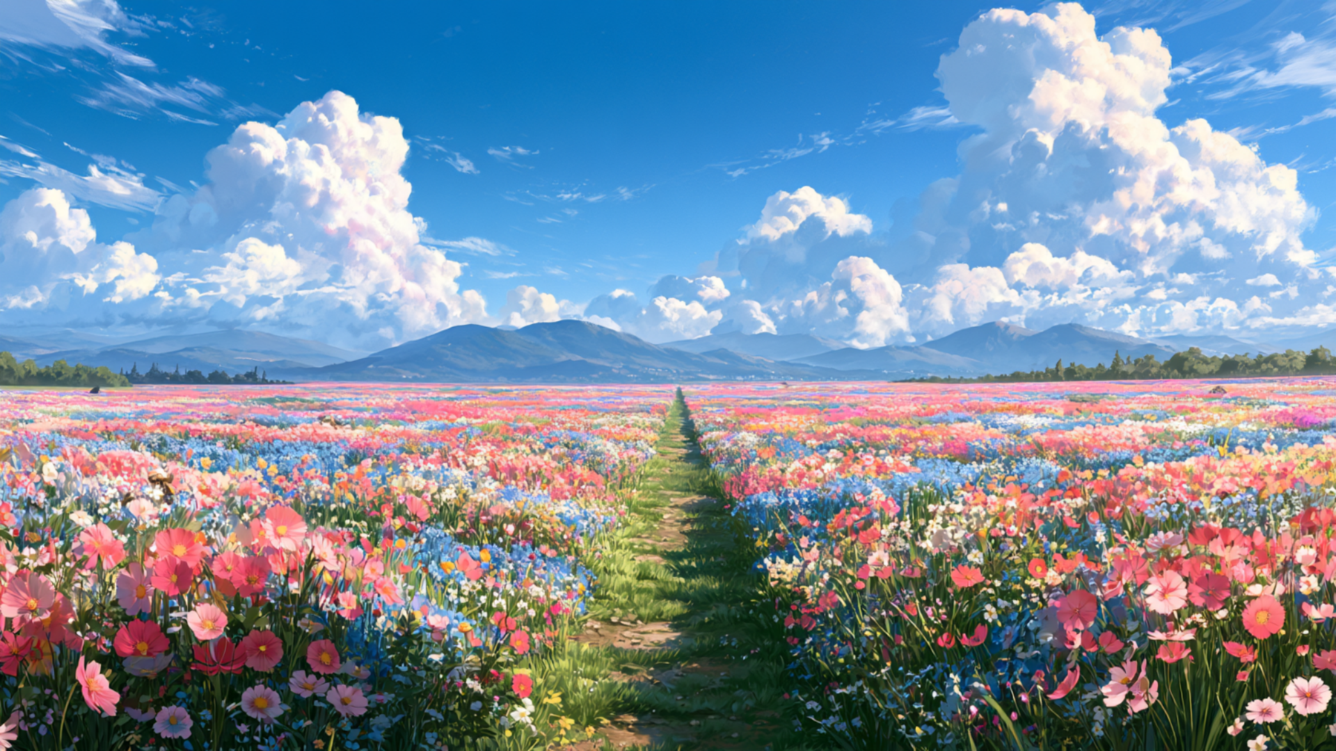 漫野繁花