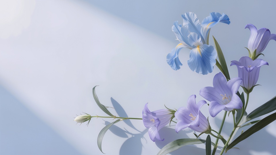 清新淡雅花朵