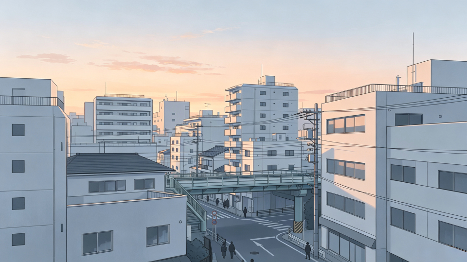 暮色街巷