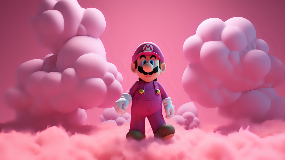 Pink-mario