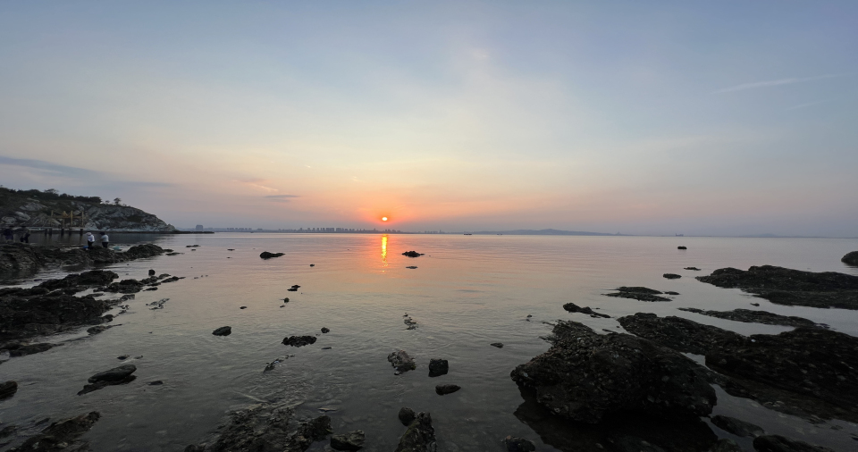 夕阳海岸