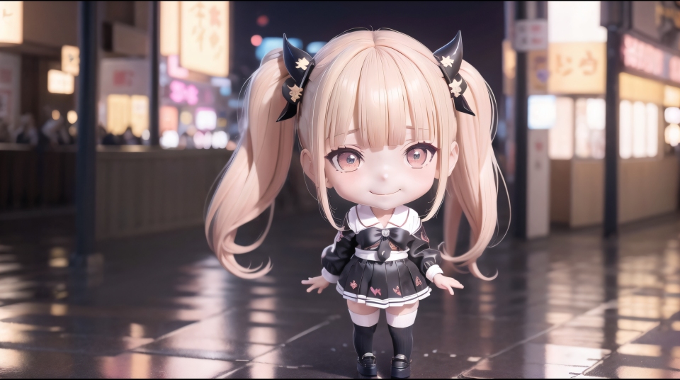 Q版双马尾JK美少女