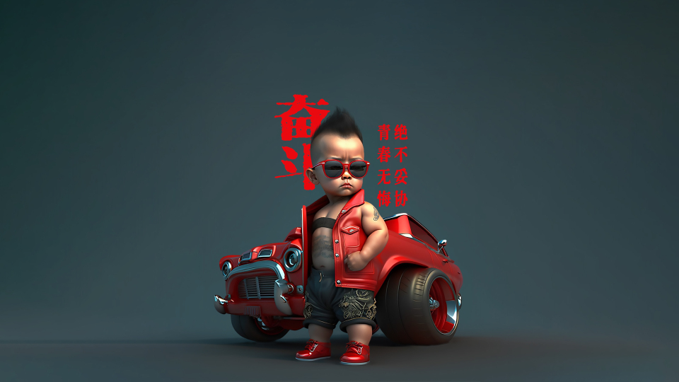 4K肌肉男孩 奋斗 