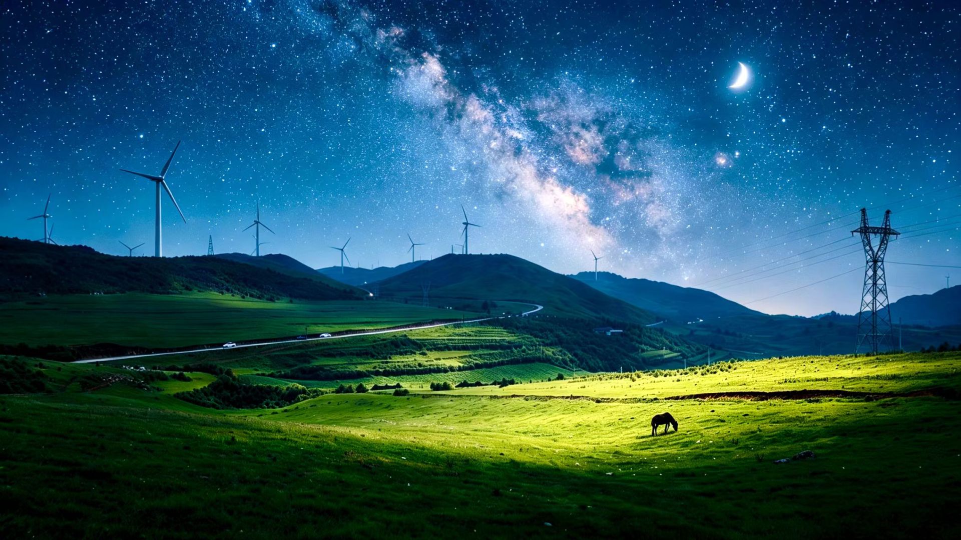 草原星空
