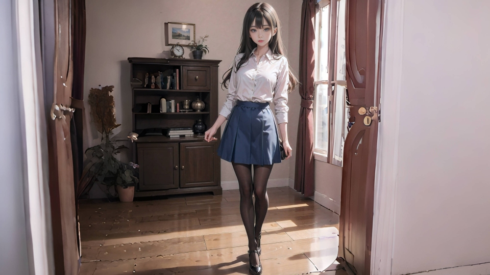 房间美女