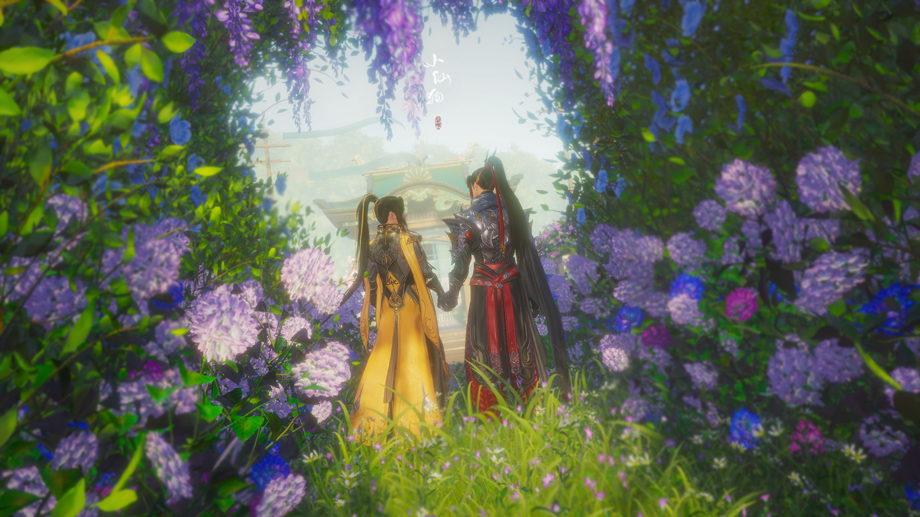 策藏 牵手手(游戏静态壁纸) - 静态壁纸下载 - 元气壁纸