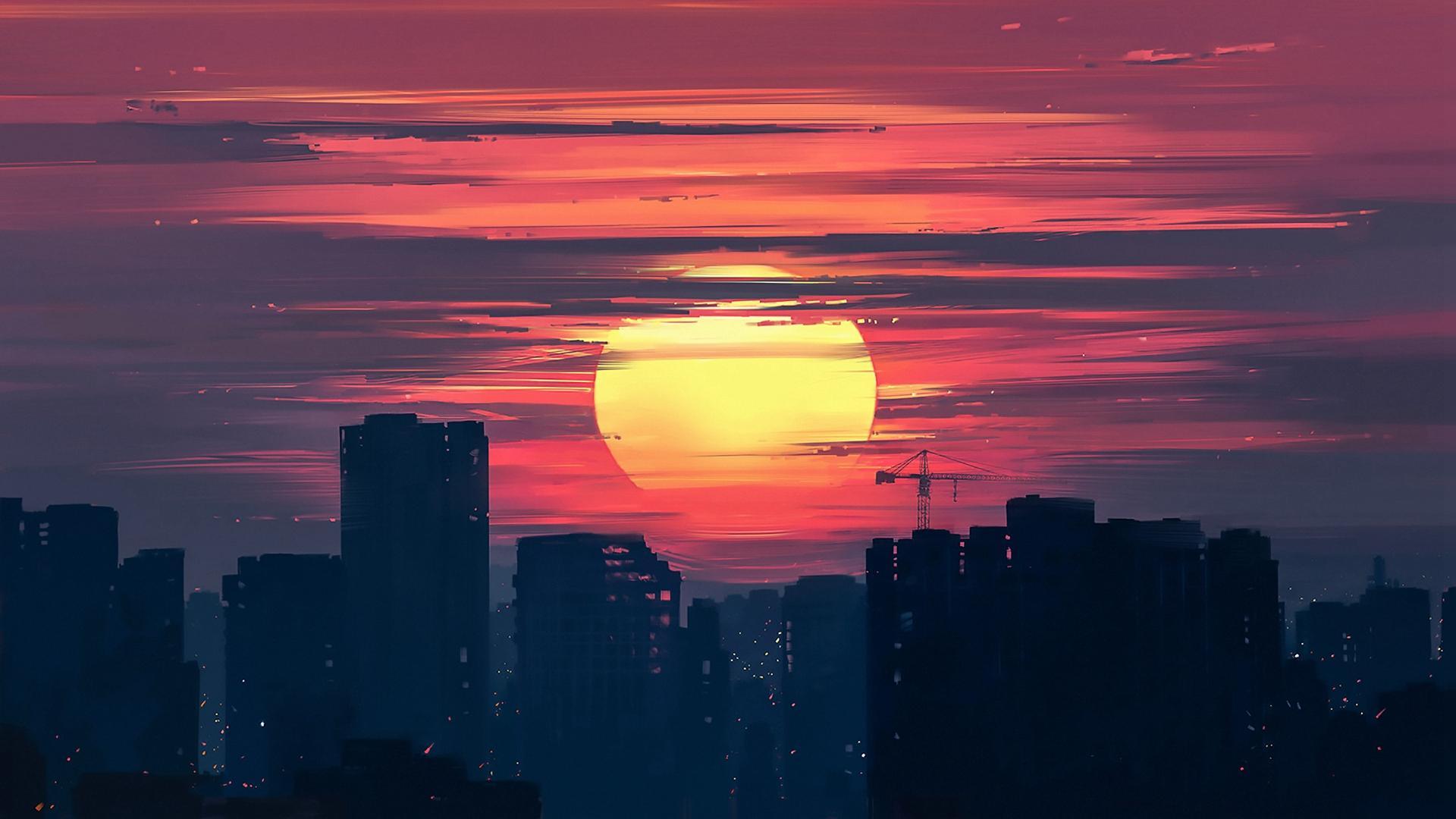 夕阳