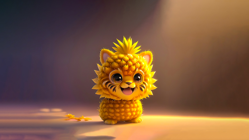 4K 菠萝版十二生肖之生肖虎