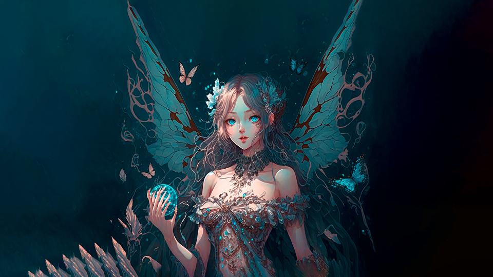蝴蝶美女 4K 女神