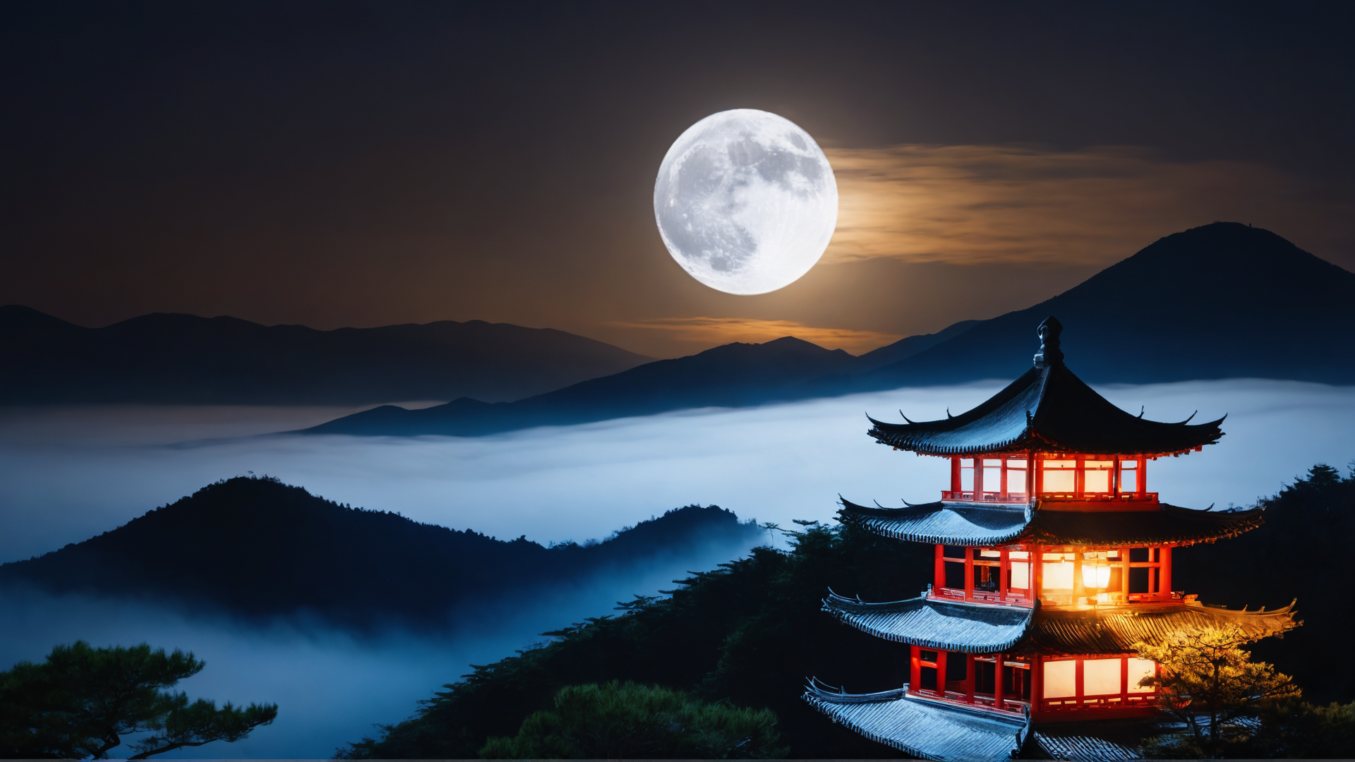 月夜阁楼