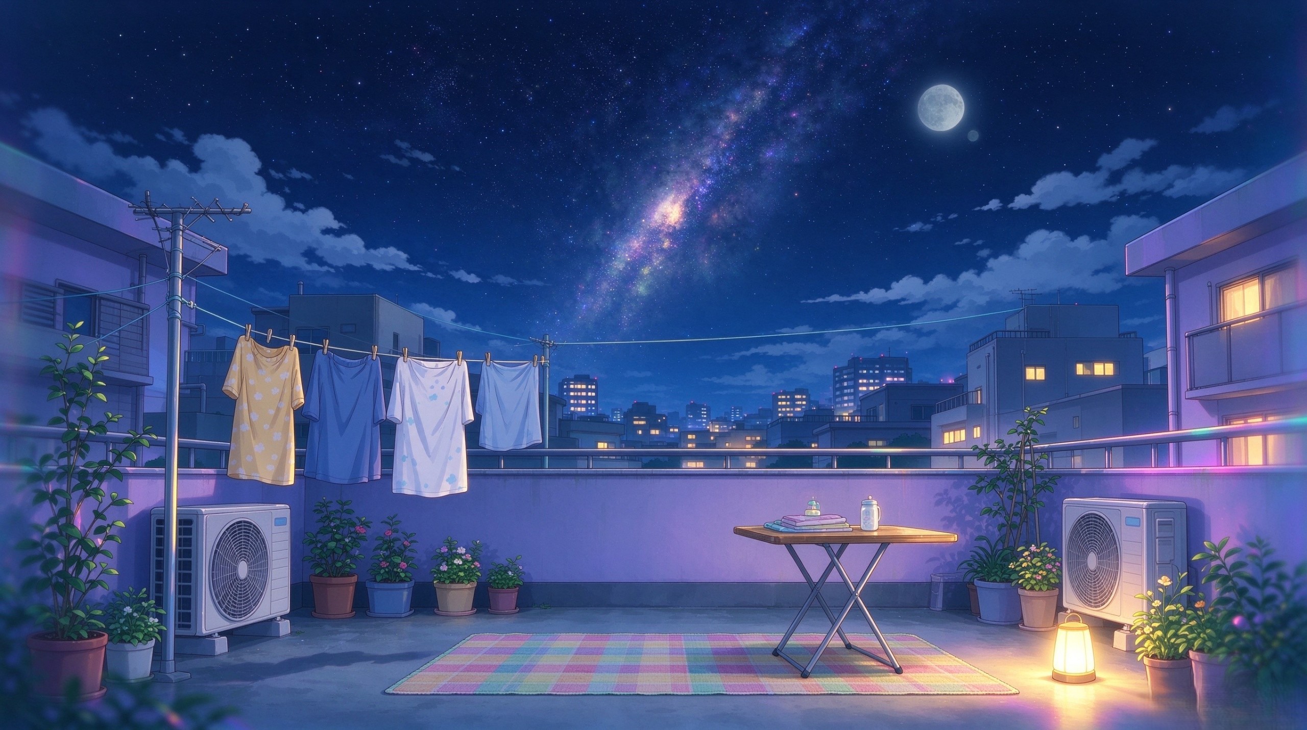 当流星划过天台