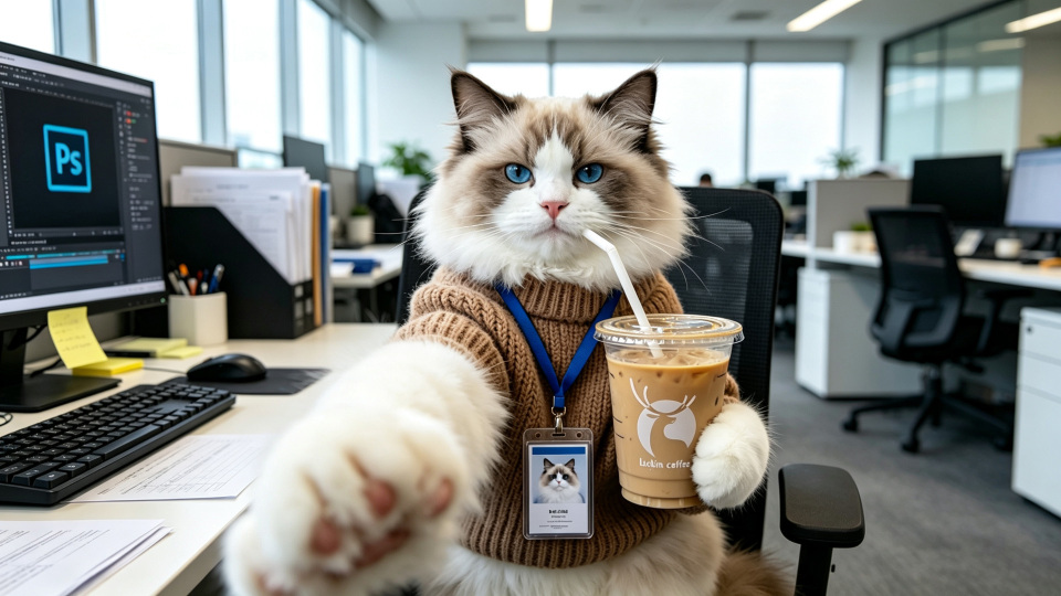 布偶猫职场打工日记