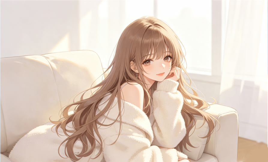 温柔阳光女友