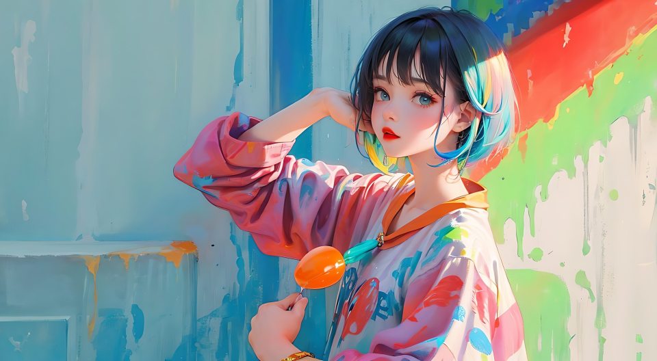 涂鸦少女