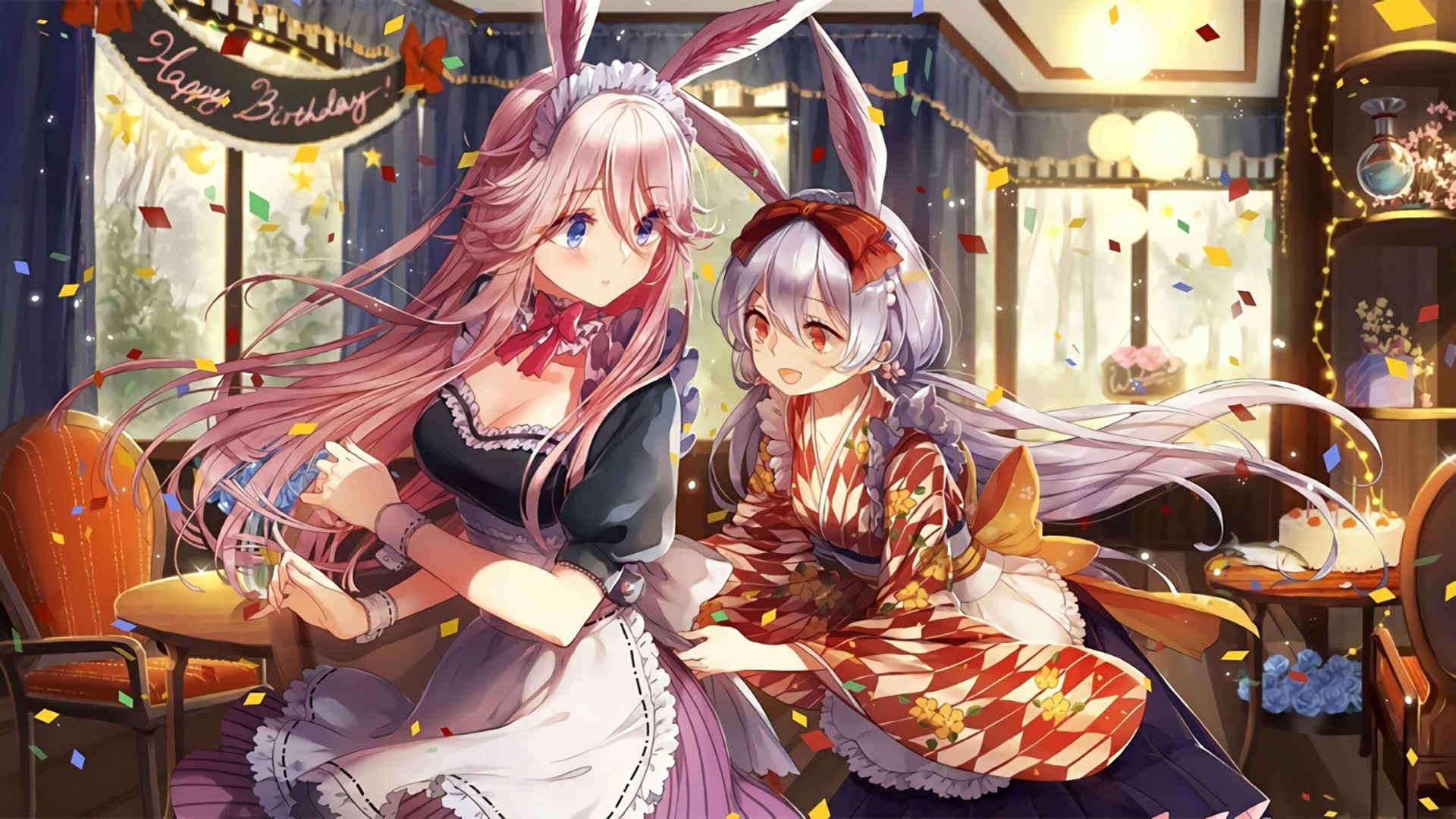 女仆八重樱日漫壁纸图片_桌面壁纸图片_壁纸下载-元气壁纸