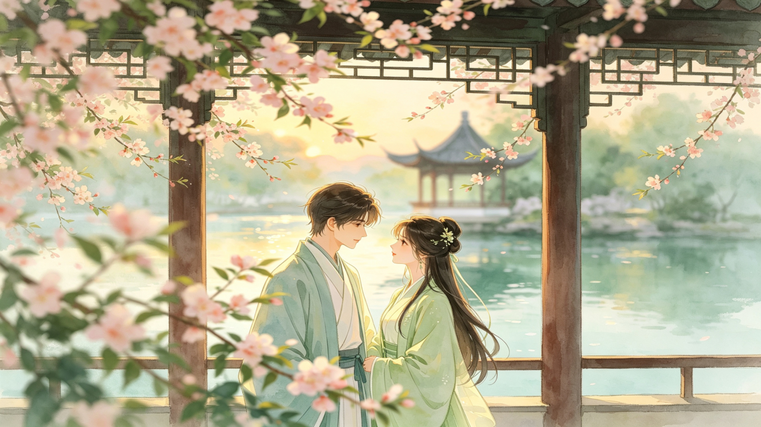 花榭逢春