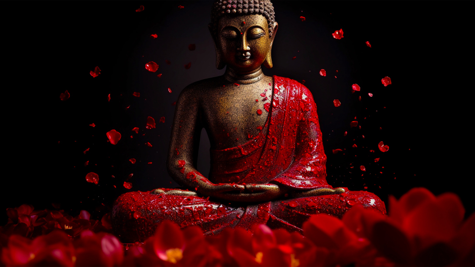 4K佛系祝福平安壁纸