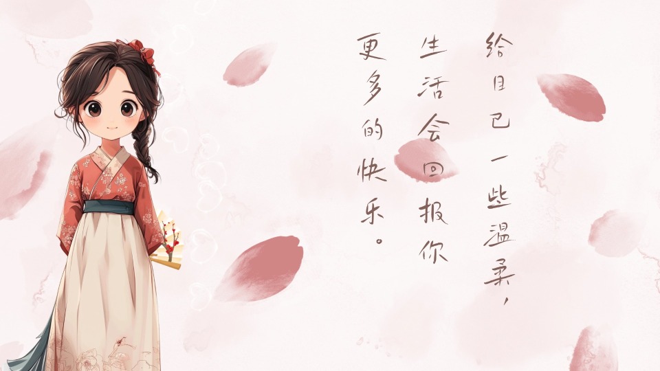 给自己一些温柔