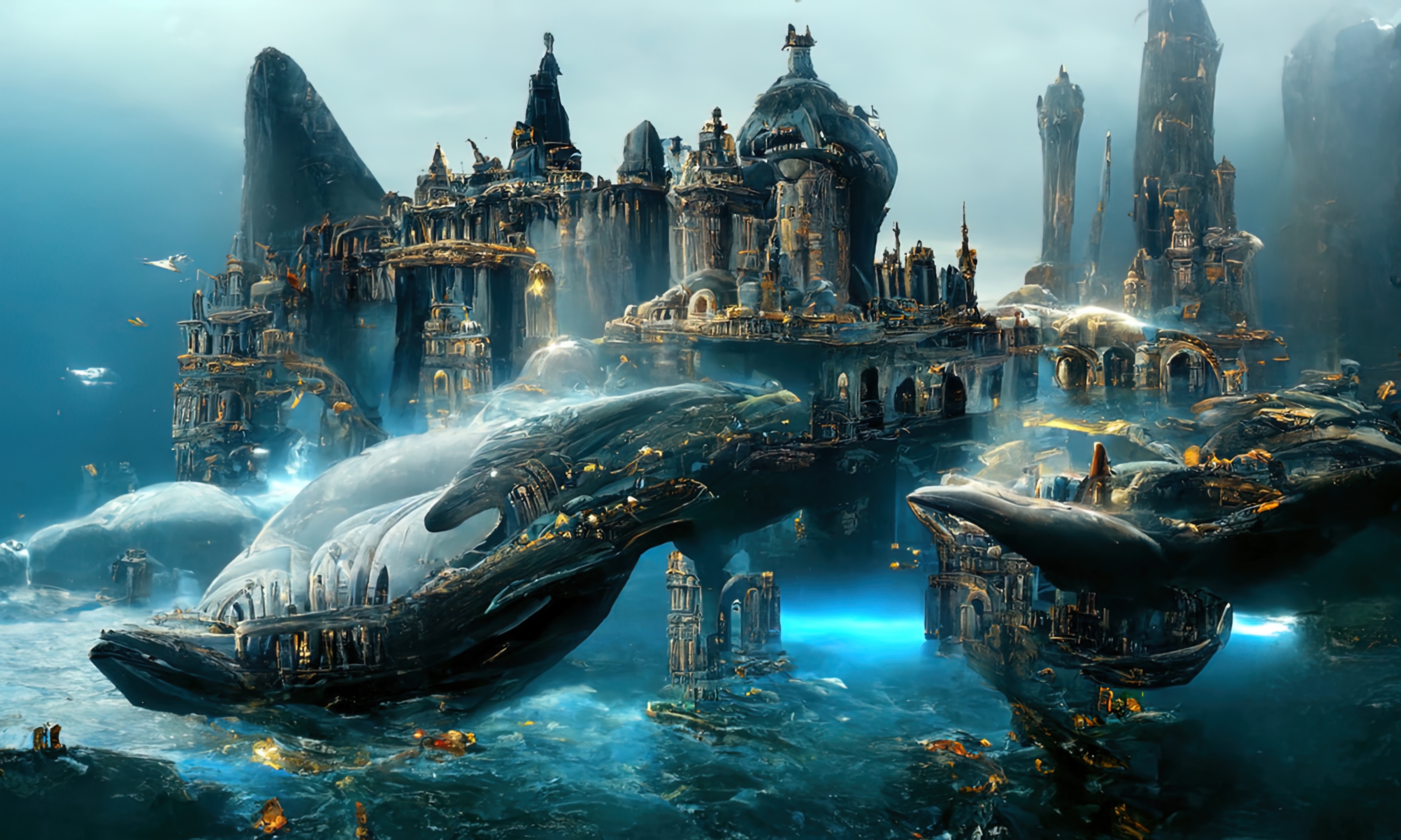 鲸落 风景静态壁纸 静态壁纸下载 元气壁纸