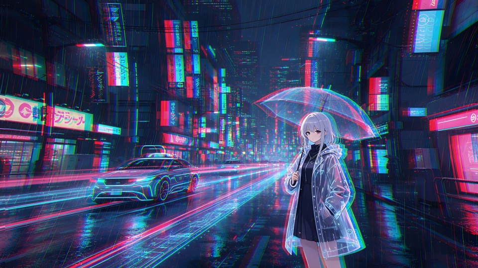 雨夜霓虹