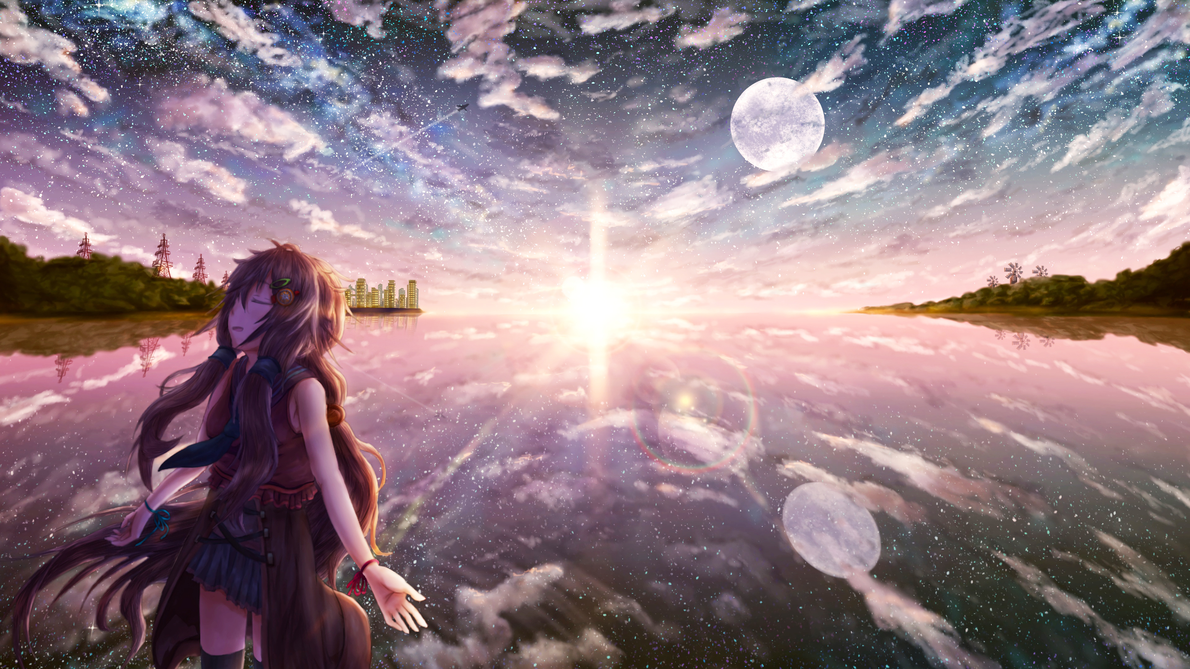 卡通少女动漫天空动漫美景东方青苍月尊大人成毅王鹤棣四毛八毛热门