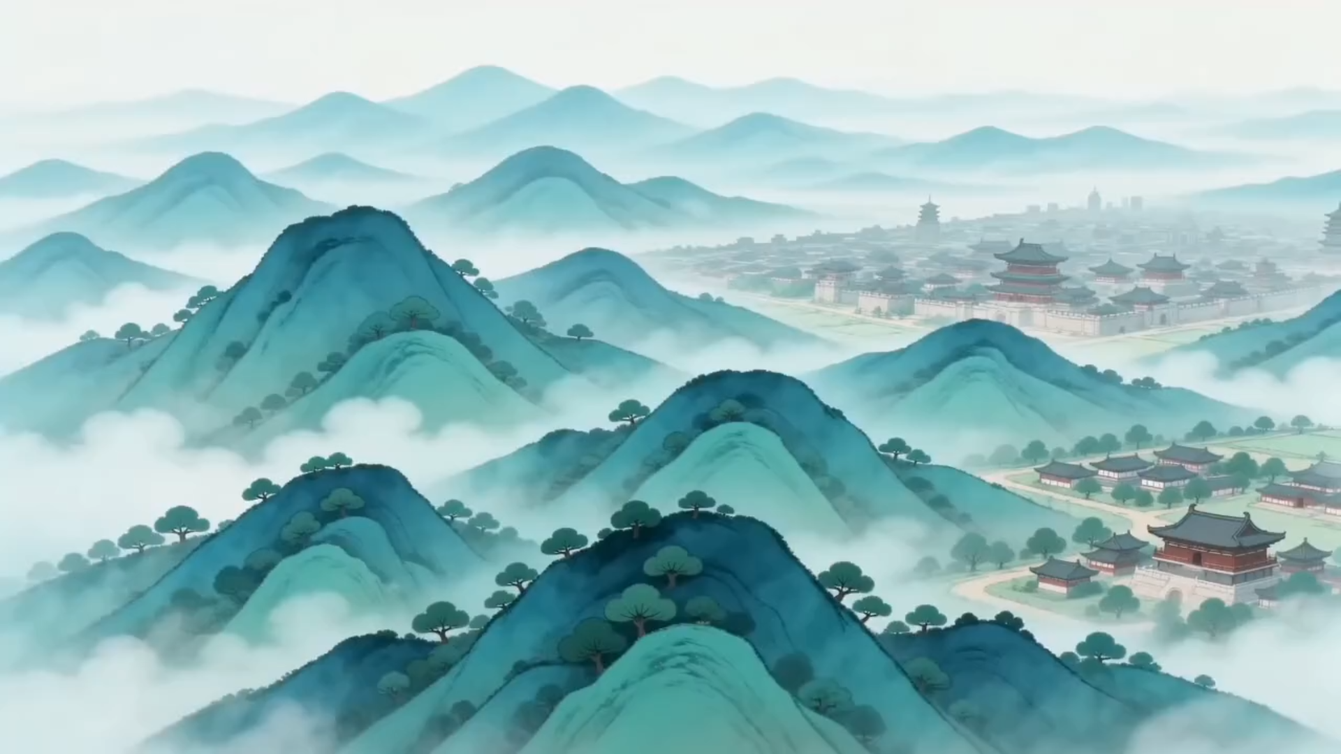 山窝里的村庄
