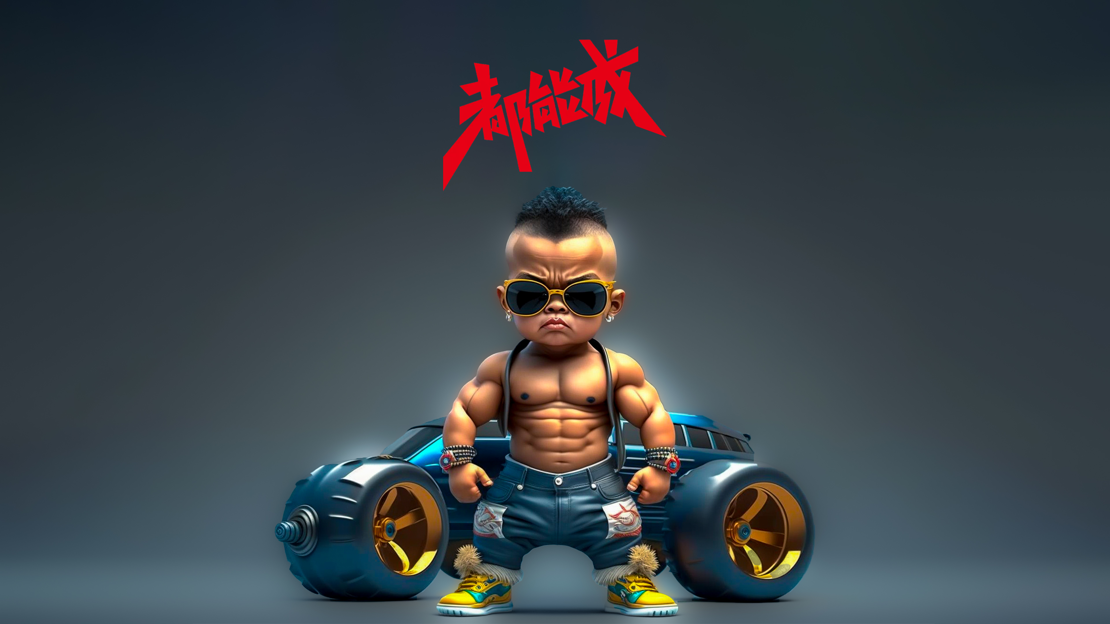 肌肉男孩 4K 励志