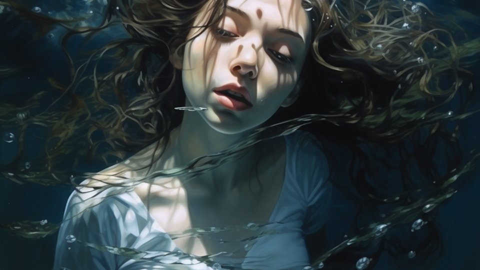 动漫美女插画清纯青春少女梦