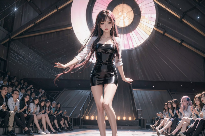 皮裙少女