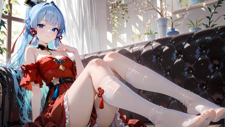 神里绫华-夏日沙发