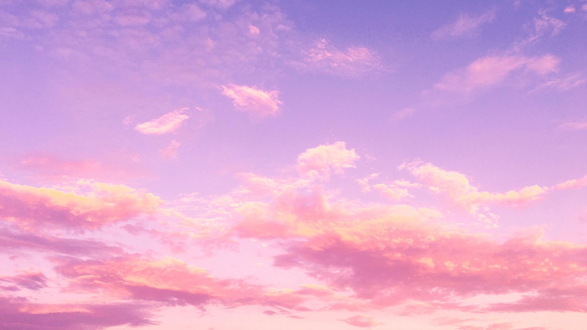 紫色天空 背景图 - 堆糖，美图壁纸兴趣社区