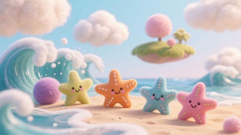 快乐的小海星