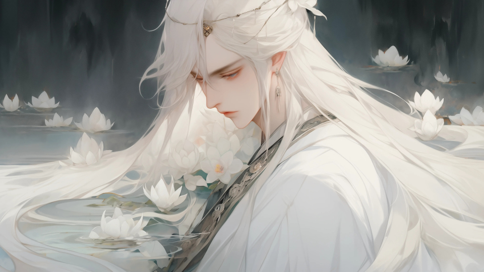 如似仙境间，美人行其中
